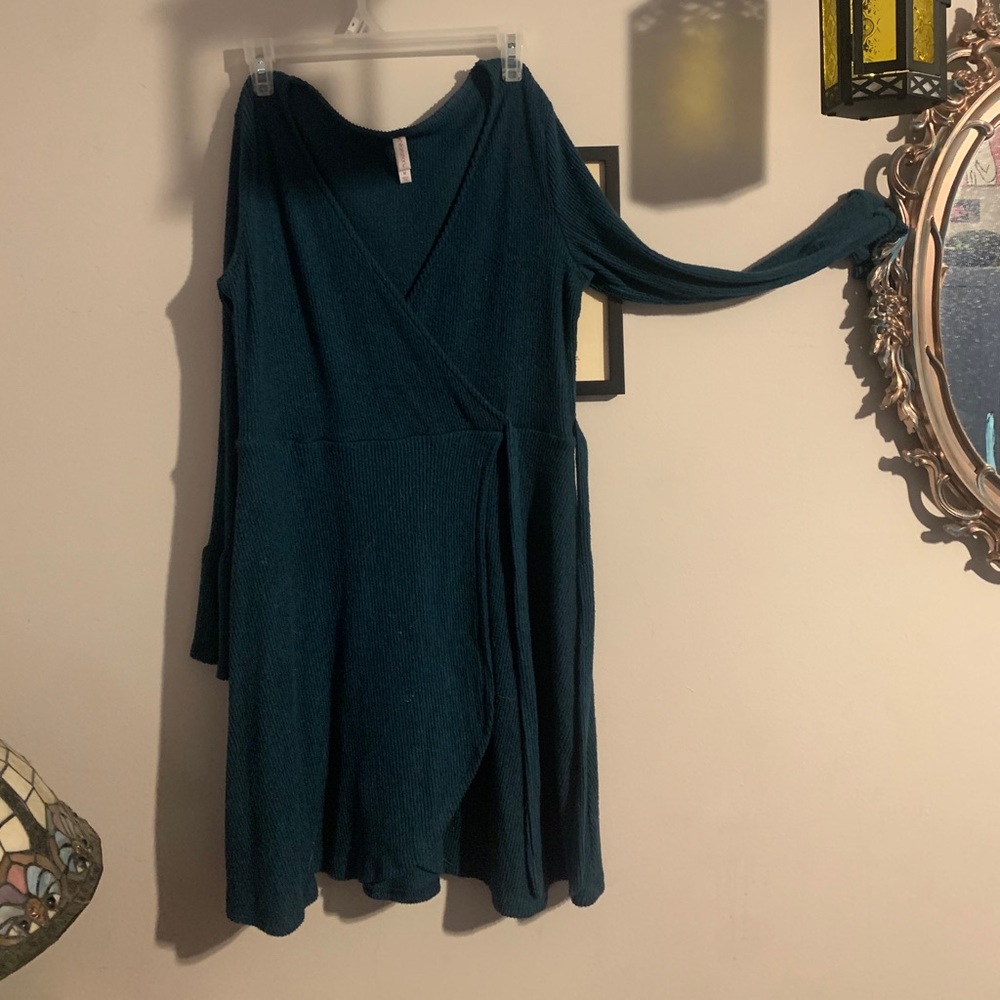 Dark green dress